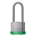 Accuform STOPOUT LAMINATED STEEL PADLOCKS KDL968GN KDL968GN